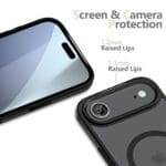 Tech-Protect Magmat MagSafe Matte Black iPhone 17 Air Tok