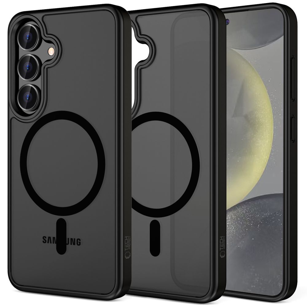 Tech-Protect Magmat MagSafe Matte Black Samsung Galaxy S25 Fe Tok