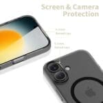 Tech-Protect Magslim MagSafe Matte/Black iPhone 17 Tok