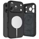 Tech-Protect Silicone MagSafe Black iPhone 17 Pro Tok