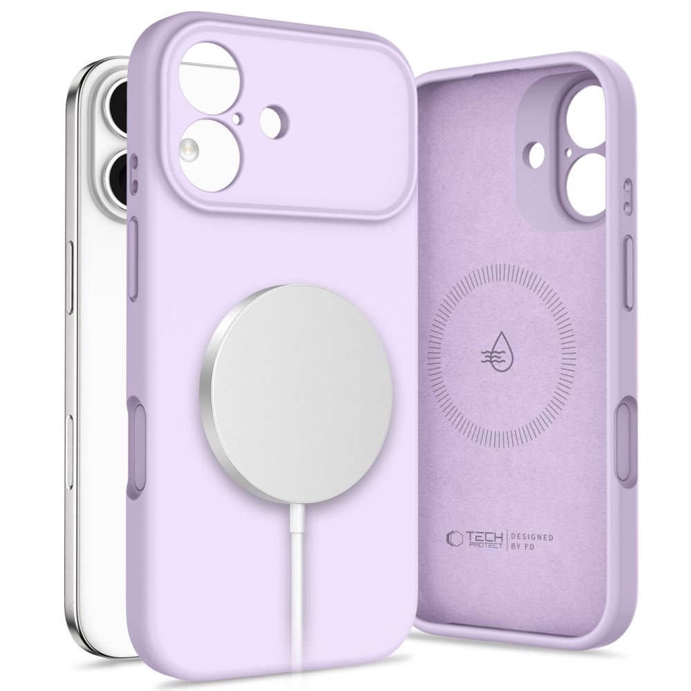 Tech-Protect Silicone MagSafe Mauve iPhone 17 Tok