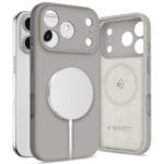 Tech-Protect Silicone MagSafe Stone Grey iPhone 17 Pro Max Tok