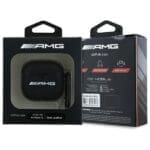 AMG AMA4SLWK Cover White Leather White Logo AirPods 4 Tok