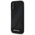 AMG AMHMP16S2SCFR Black Hardcase Checkered Flag Pattern MagSafe iPhone 16 Tok