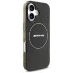 AMG Double Layer Transparent Smocked MagSafe Black iPhone 17 Tok
