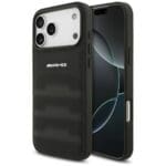 AMG Leather Debossed Lines Logo Black iPhone 17 Pro Max Tok
