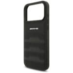 AMG Leather Debossed Lines Logo Black iPhone 17 Pro Max Tok