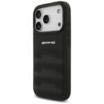 AMG Leather Debossed Lines Logo Black iPhone 17 Pro Tok