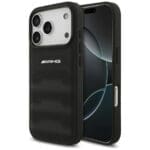 AMG Leather Debossed Lines Logo Black iPhone 17 Pro Tok