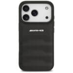 AMG Leather Debossed Lines Logo Black iPhone 17 Pro Tok