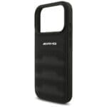 AMG Leather Debossed Lines Logo Black iPhone 17 Pro Tok