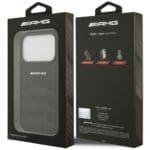 AMG Leather Debossed Lines Logo Black iPhone 17 Pro Tok