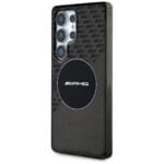 AMG Transparent Rhombs MagSafe Black Samsung Galaxy S25 Ultra Tok