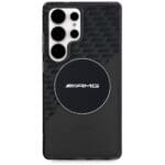AMG Transparent Rhombs MagSafe Black Samsung Galaxy S25 Ultra Tok