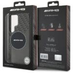 AMG Transparent Rhombs MagSafe Black Samsung Galaxy S25 Ultra Tok
