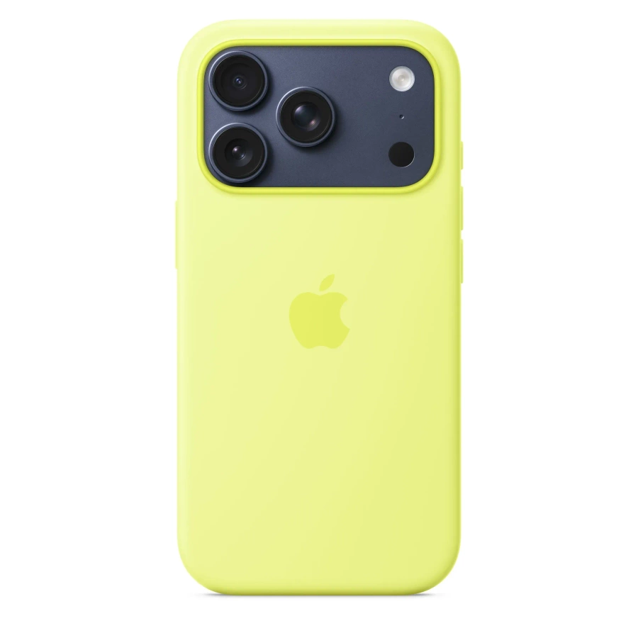 Apple MGFF4ZM/A Silicone Case with MagSafe Neon Yellow iPhone 17 Pro Tok