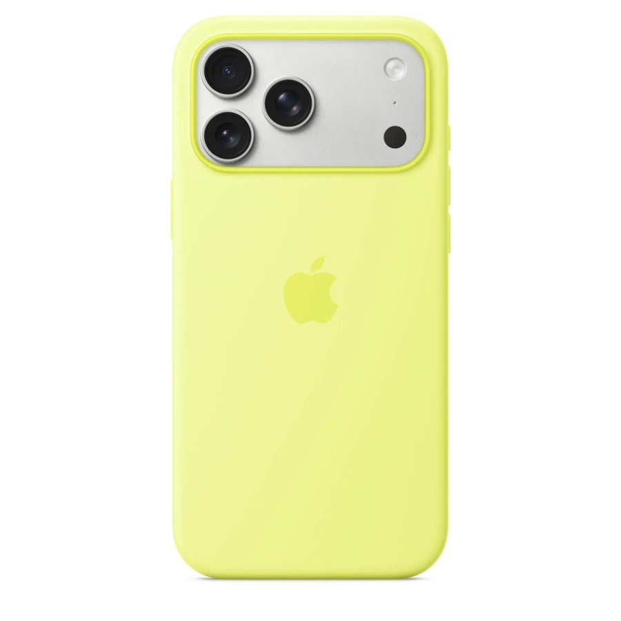 Apple MGFM4ZM/A Silicone Case with MagSafe Neon Yellow iPhone 17 Pro Max Tok