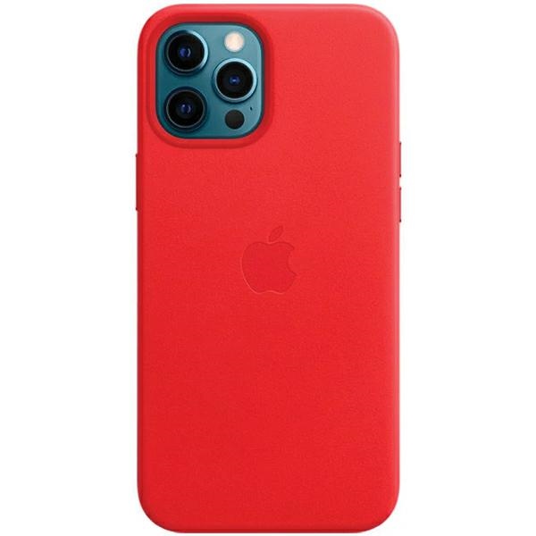 Apple MHKJ3ZE/A Red Leather MageSafe iPhone 12 Pro Max Tok