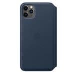 Apple MY1P2ZM/A Navy Leather Book iPhone 11 Pro Max Tok