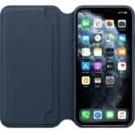 Apple MY1P2ZM/A Navy Leather Book iPhone 11 Pro Max Tok