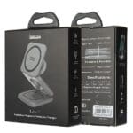 Audi 3-in-1 Wireless Charger Foldable Gray Big Logo AU-MWC3IN1-GT/D1-GY