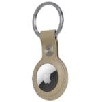 Audi Case Synthetic Leather AirTag Beige AU-ATKR-Q3/D1-BG