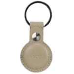 Audi Case Synthetic Leather AirTag Beige AU-ATKR-Q3/D1-BG