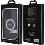 Audi IML Big Logo MagSafe Black Hardcase AU-IMLMIP14P-Q5/D2-BK iPhone 14 Pro Tok