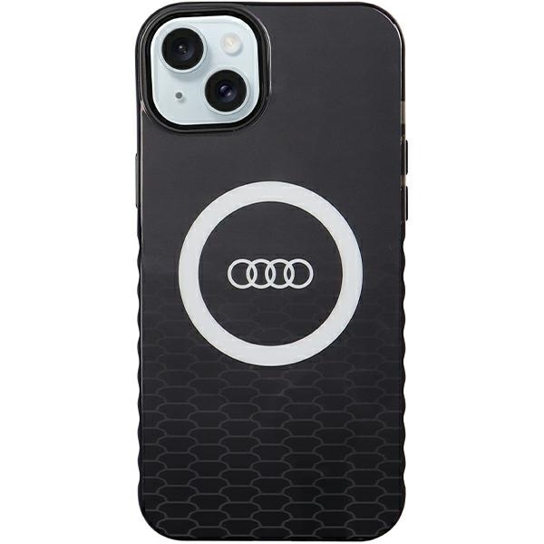 Audi IML Big Logo MagSafe Black Hardcase AU-IMLMIP15M-Q5/D2 iPhone 14 Plus/15 Plus Tok