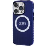 Audi IML Big Logo MagSafe Navy Blue Hardcase AU-IMLMIP14P-Q5/D2-BE iPhone 14 Pro Tok