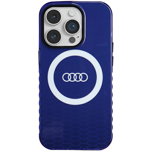 Audi IML Big Logo MagSafe Navy Blue Hardcase AU-IMLMIP14P-Q5/D2-BE iPhone 14 Pro Tok
