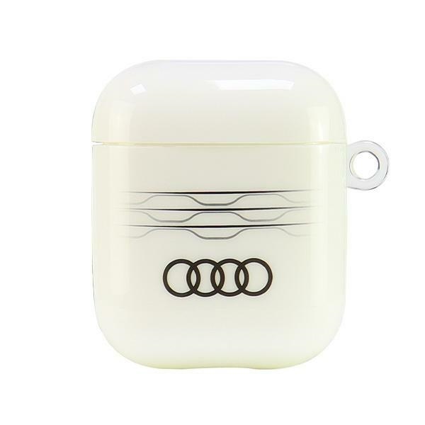 Audi IML Geometric Pattern Cover White AU-IMLAP-A6/D3-WE AirPods Pro/Pro 2 Tok