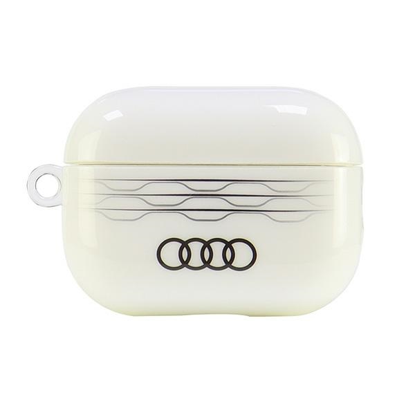 Audi IML Geometric Pattern Cover White AU-IMLAPP2-A6/D3-WE AirPods Pro 2 Tok
