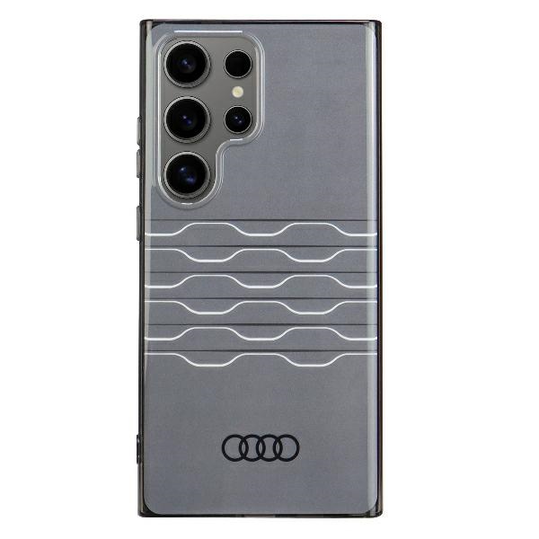 Audi IML Geometric Pattern S928 Black Hardcase AU-IMLU-A6/D3-BK Samsung Galaxy S24 Ultra Tok