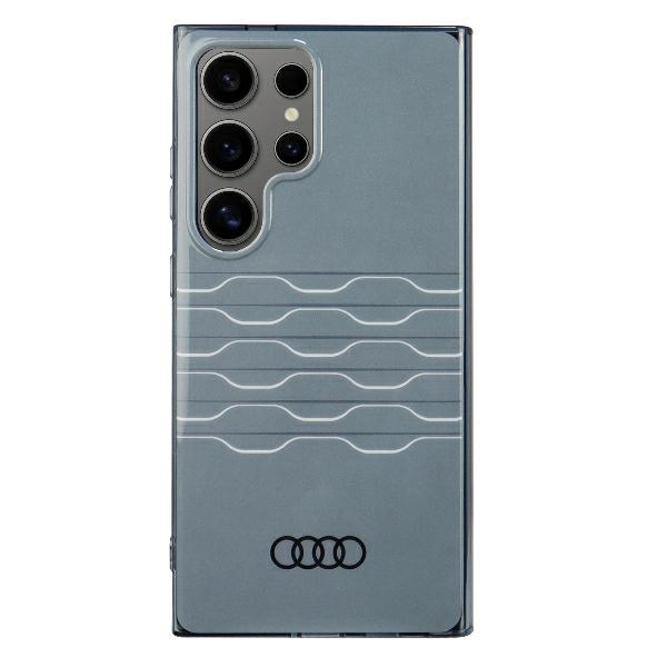 Audi IML Geometric Pattern S928 Grey Hardcase AU-IMLU-A6/D3-GY Samsung Galaxy S24 Ultra Tok