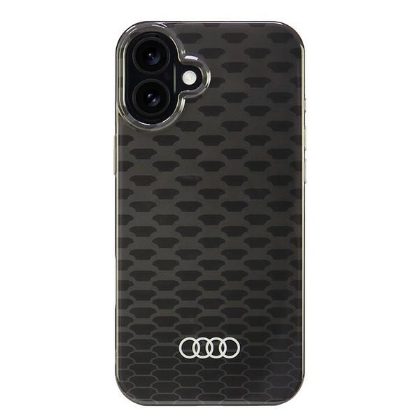 Audi IML Stitching Pattern MagSafe Black Hardcase AU-IMLMIP16M-Q5/D3-BK iPhone 16 Plus Tok