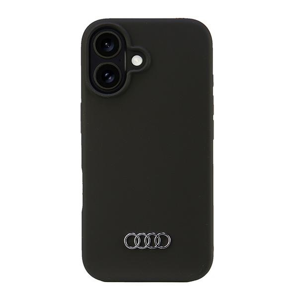 Audi Silicone Black Hardcase AU-LSRIP16-Q3/D1-BK iPhone 16 Tok