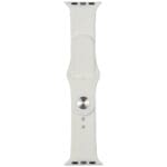 Audi Strap Sport Red Logo Silicone Watch Strap Apple Watch SE/11/10/9/8/7/6/5/4/3 (42/41/40/38mm) White