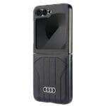 Audi Synthetic Leather MagSafe F741 Black Hardcase AU-TPUPCFlip6-Q5/D1-BK Samsung Galaxy Z Flip 6 Tok