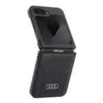 Audi Synthetic Leather MagSafe F741 Black Hardcase AU-TPUPCFlip6-Q5/D1-BK Samsung Galaxy Z Flip 6 Tok