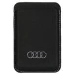 Audi Synthetic Leather Wallet Card Slot Black MagSafe AU-MSCH-Q3/D1-BK