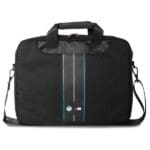 BMW Bag BMCB15COMPVSKL 16" Black Nylon Blue Stripe