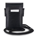 BMW Bag BMPSP15XMSCAKR Wallet Bag Black Carbon Red Stripes
