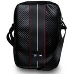 BMW Bag BMTB10COMSCAKR 10" Black Carbon Red Stripes
