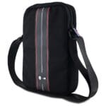 BMW Bag BMTB8COMPVSKR Tablet 8" Black Nylon Red Stripe