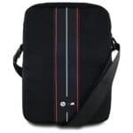 BMW Bag BMTB8COMPVSKR Tablet 8" Black Nylon Red Stripe