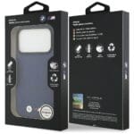 BMW M FW Metal Logo MagSafe Navy Blue iPhone 17 Pro Tok