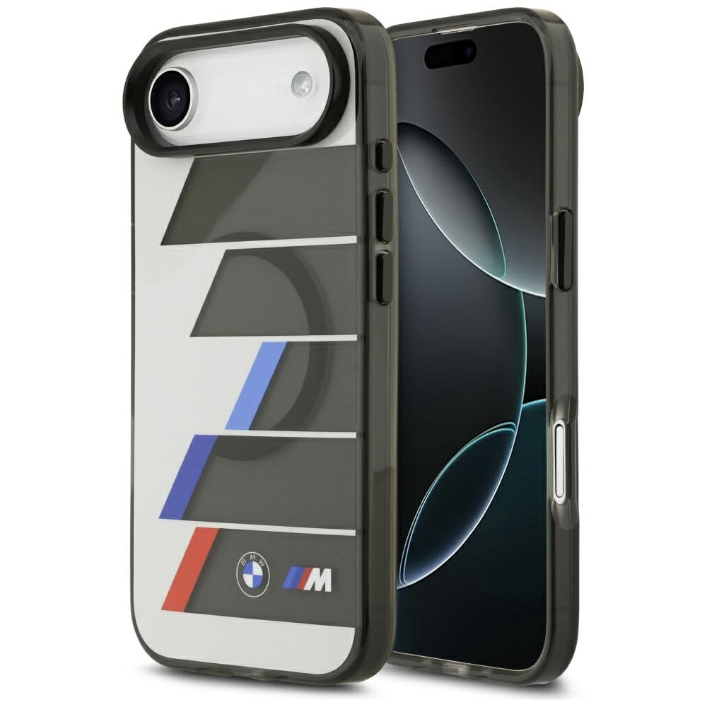 BMW M IML Metal Buttons Tricolor Lines MagSafe Anthracite iPhone 17 Air Tok