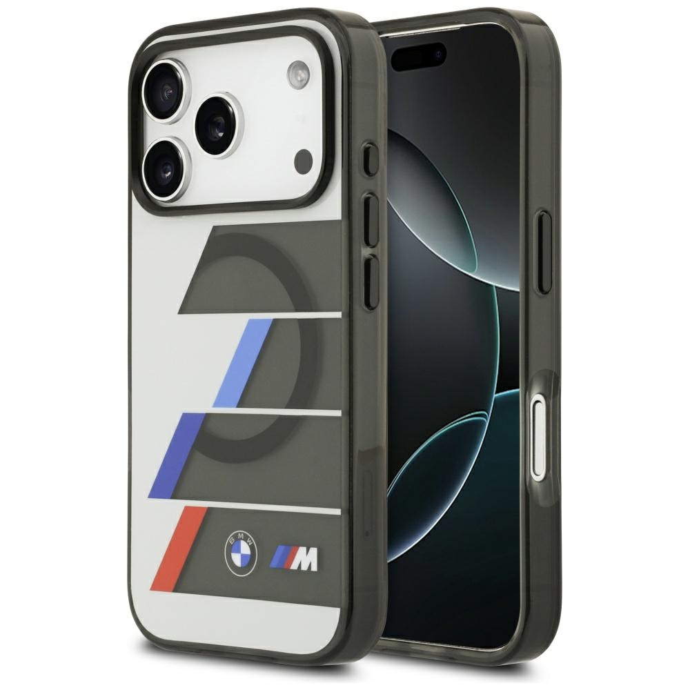 BMW M IML Metal Buttons Tricolor Lines MagSafe Anthracite iPhone 17 Pro Tok