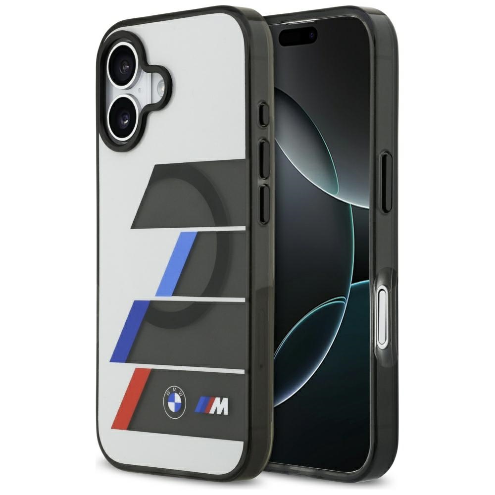 BMW M IML Metal Buttons Tricolor Lines MagSafe Anthracite iPhone 17 Tok